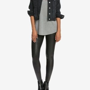 Spanx faux leather leggings - worn once. Perfect